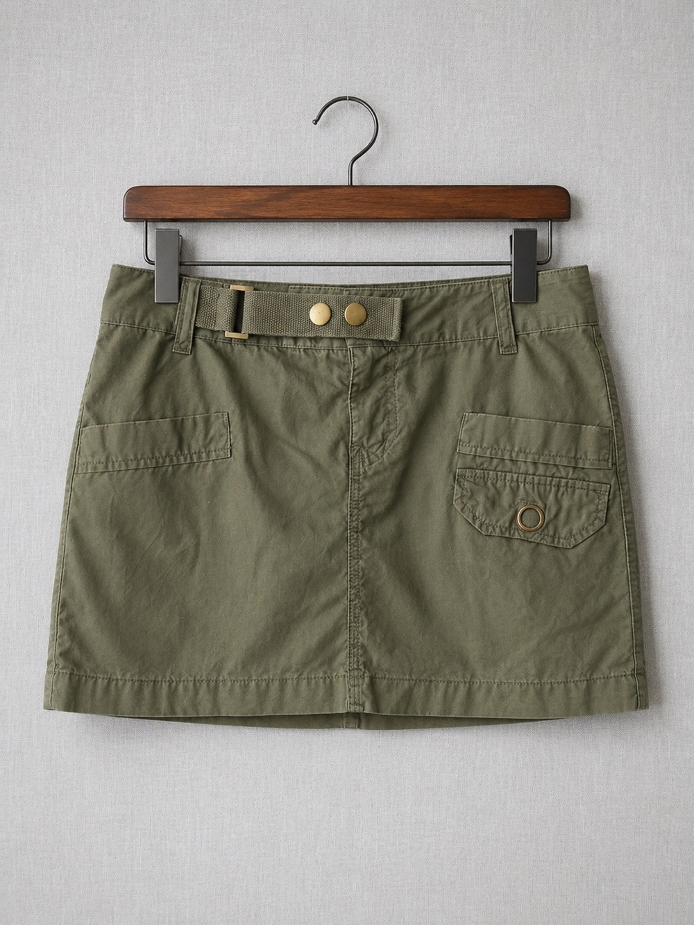 Vintage VS London Jean Chino Utility/Cargo Mini Skirt